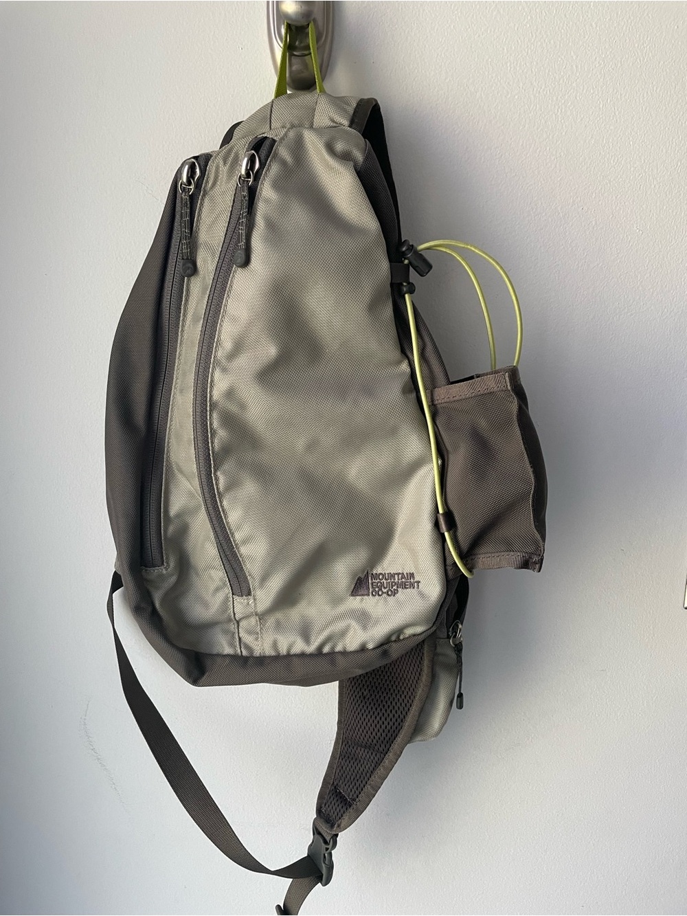 Vintage MEC Technical Sling Bag - Sage, Grey, Lime